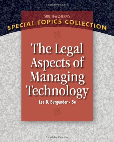 Legal Aspects of Managing Technology