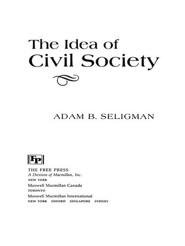 Idea Of Civil Society