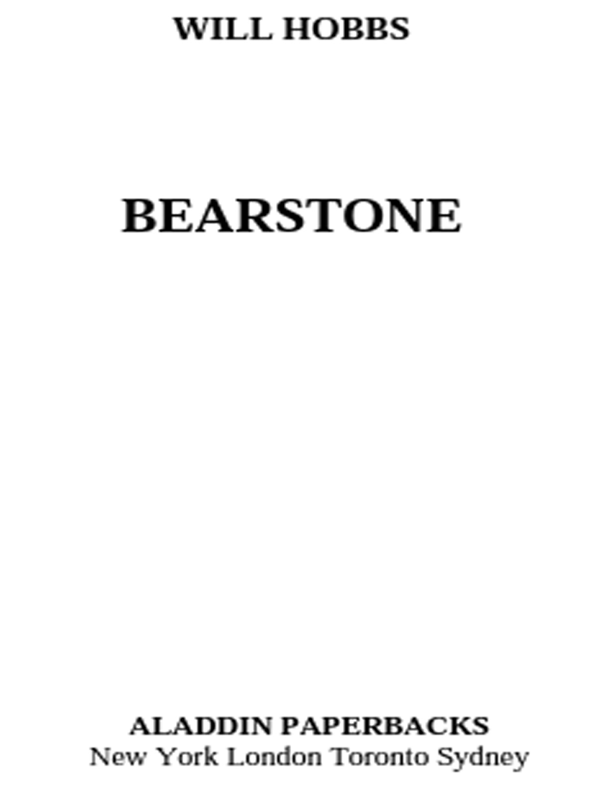 Bearstone