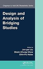 Design and analysis of bridging studies