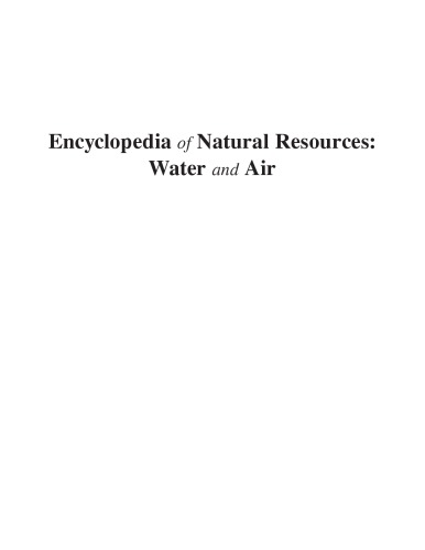 Encyclopedia of Natural Resources - Water and Air - Vol II