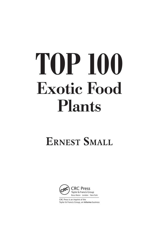 Top 100 Exotic Food Plants