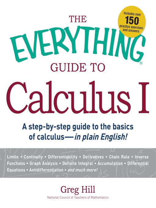 The Everything Guide to Calculus I