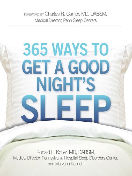 365 Ways to Get a Good Night's Sleep