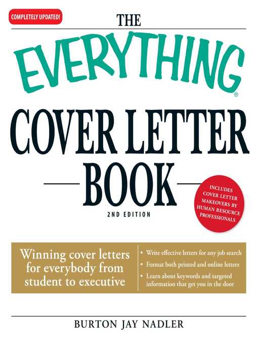 The Everything Cover Letter Book