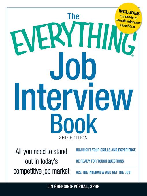 The Everything Job Interview Book