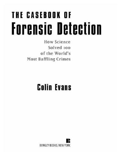 The Casebook of Forensic Detection