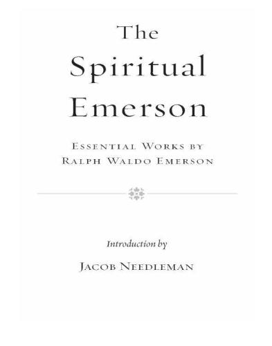 The Spiritual Emerson