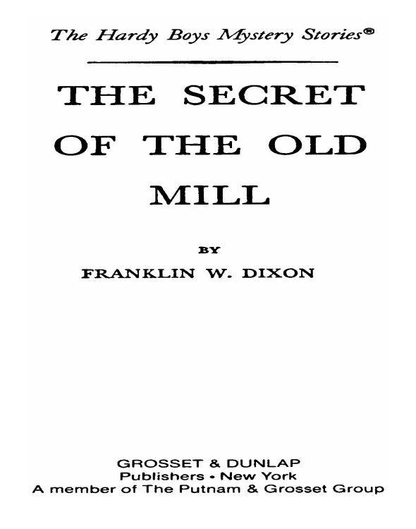 The Secret of the Old Mill