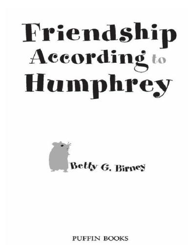 Friendship According to Humphrey