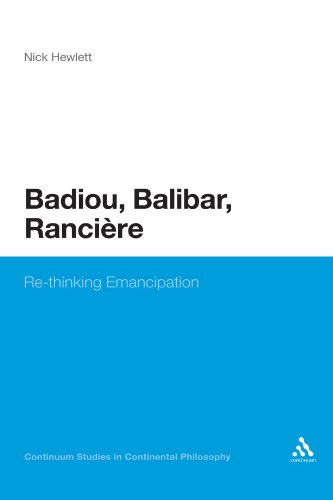 Badiou, Balibar, Ranciere