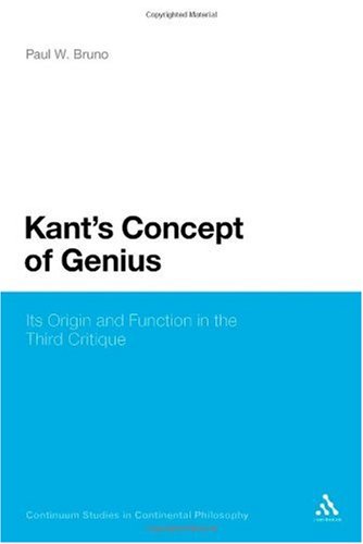 Kant's Concept of Genius