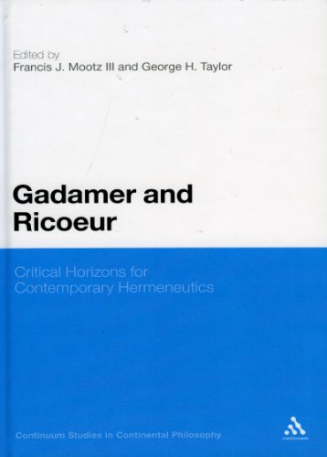 Gadamer and Ricoeur