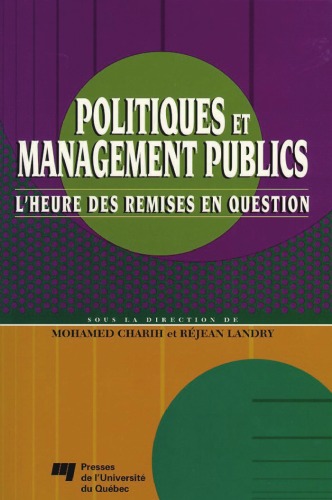 Politiques et management publics.