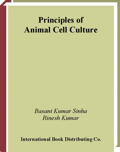 Principles of animal cell culture : students compendium