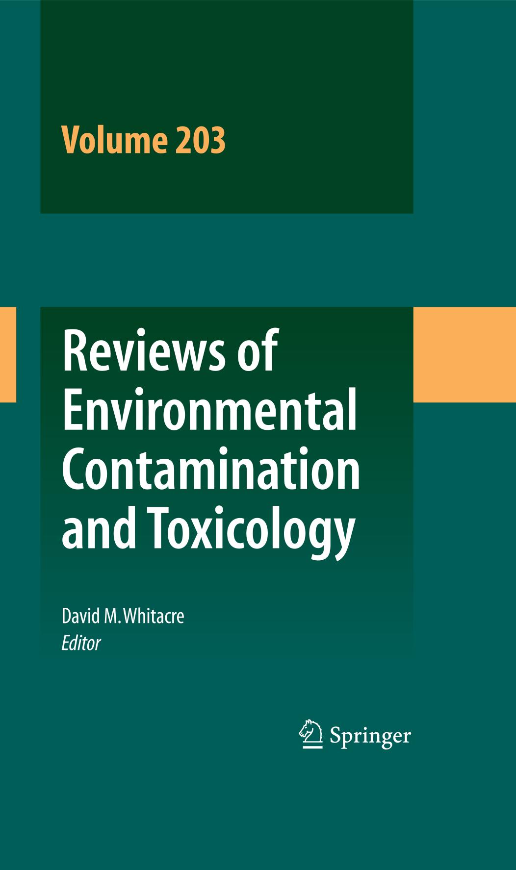 Reviews of Environmental Contamination and Toxicology