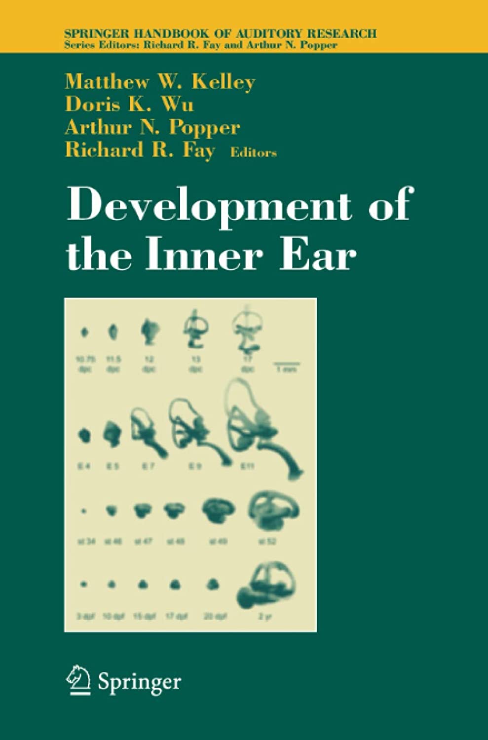 Development of the Inner Ear (Springer Handbook of Auditory Research, 26)