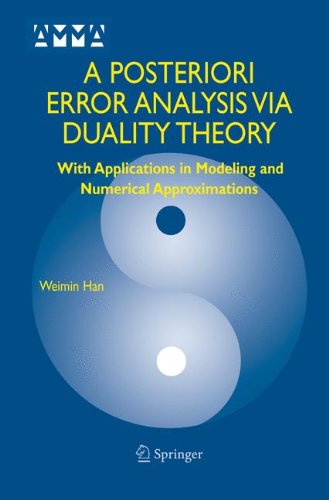 A Posteriori Error Analysis Via Duality Theory