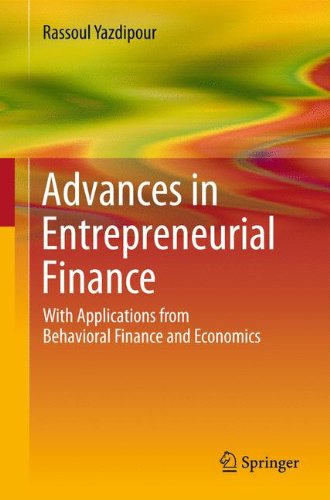 Advances in Entrepreneurial Finance