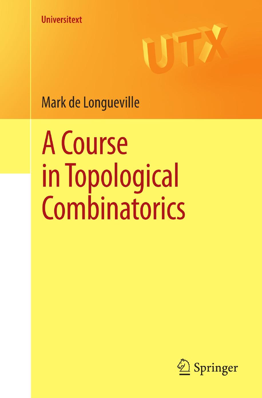 A Course in Topological Combinatorics