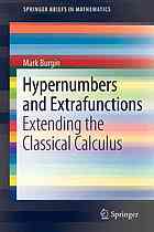 Hypernumbers and Extrafunctions