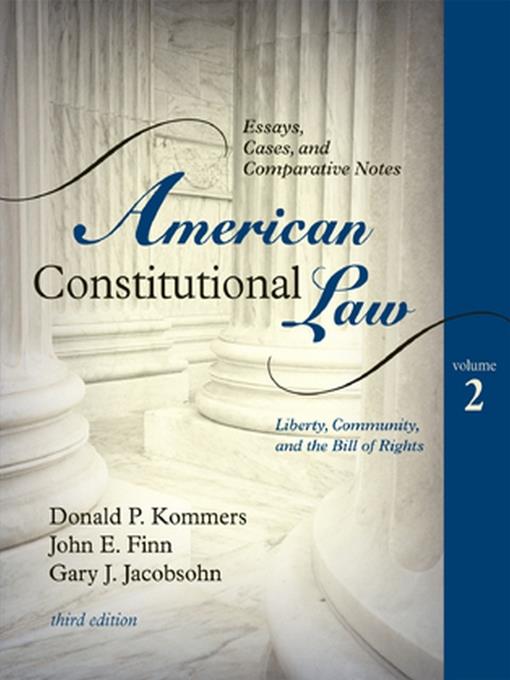 American Constitutional Law, Volume 2