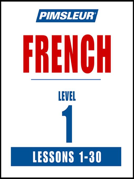 Pimsleur French Level 1 MP3