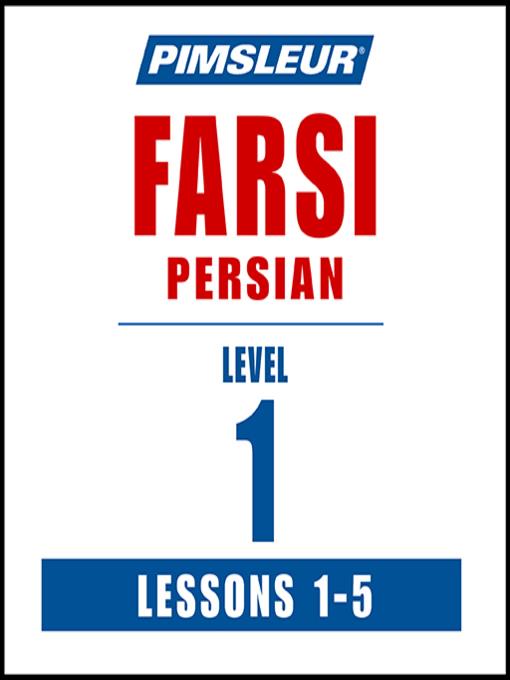 Pimsleur Farsi Persian Level 1 Lessons 1-5 MP3