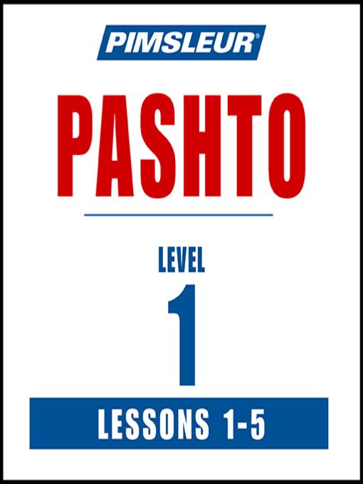 Pimsleur Pashto Level 1 Lessons 1-5 MP3