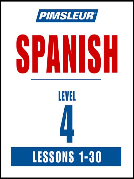 Pimsleur Spanish Level 4 MP3