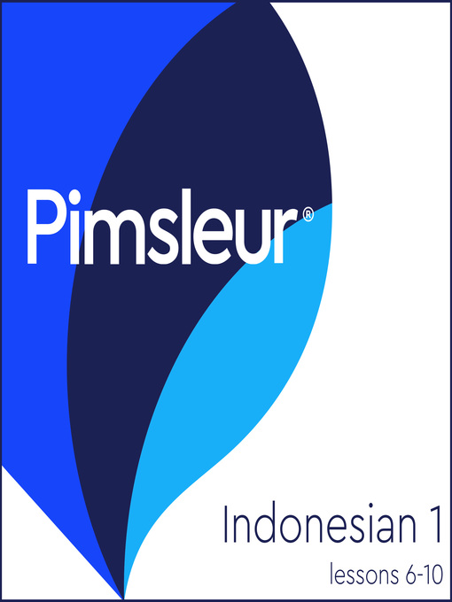 Pimsleur Indonesian Level 1 Lessons 6-10 MP3