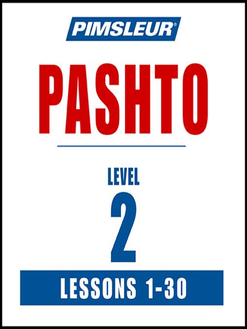 Pimsleur Pashto Level 2 MP3