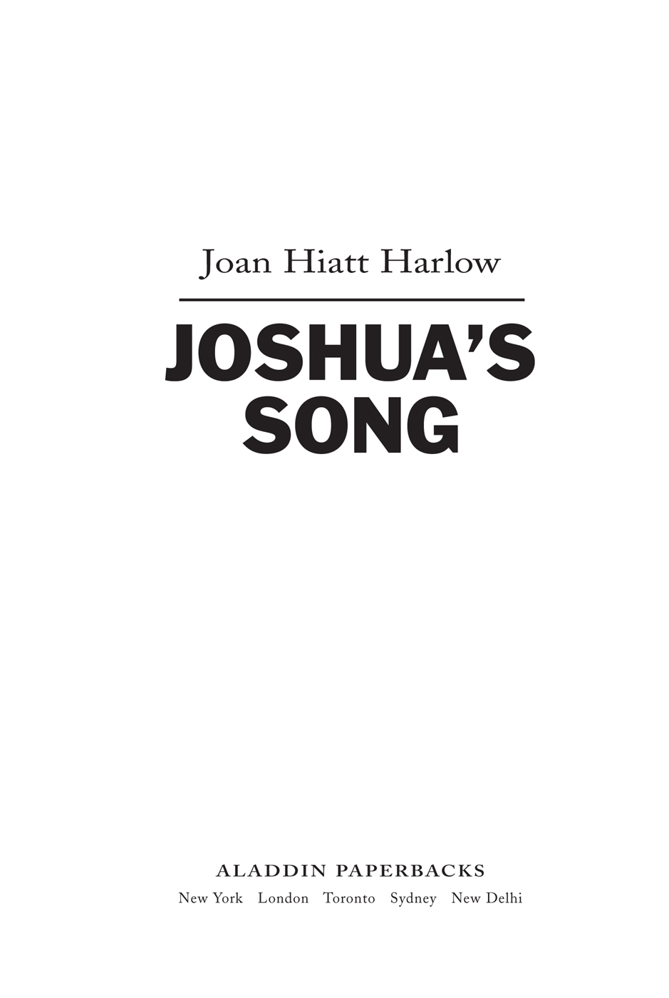 Joshua's Song