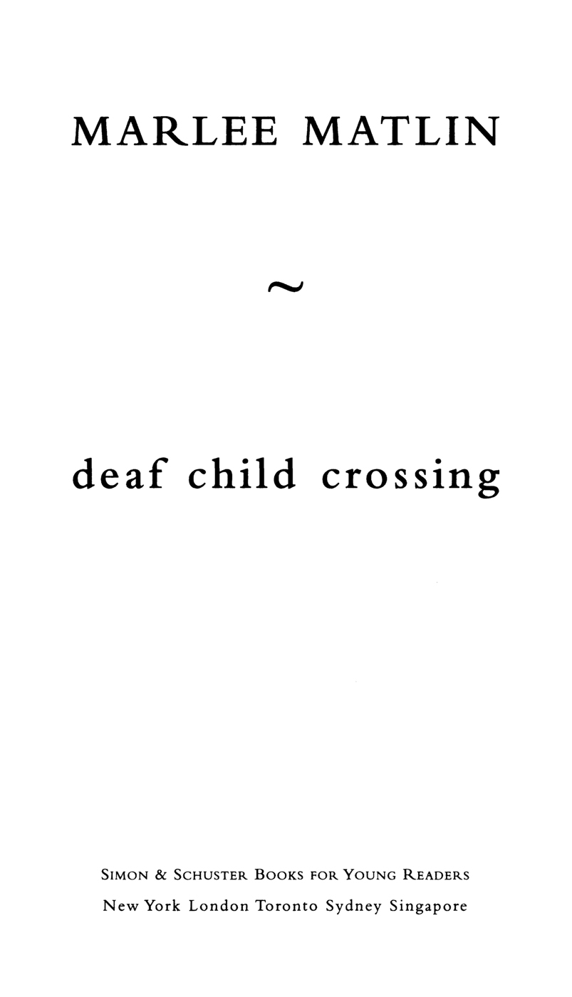 Deaf Child Crossing