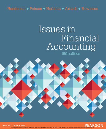 Issues in financial accounting