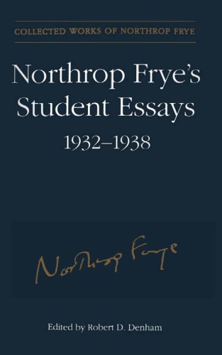 Student Essays, 1932-1938