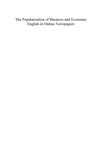 The Popularisation of Business and Economic English in Online Newspapers