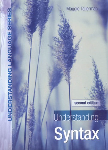 Understanding Syntax 2nd Edition