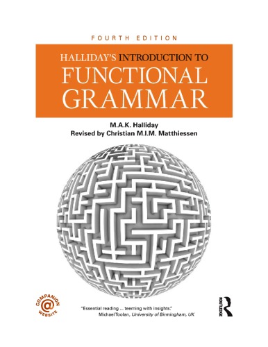 Halliday's Introduction to Functional Grammar