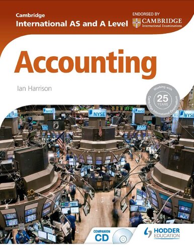 Cambridge International AS and A Level Accounting