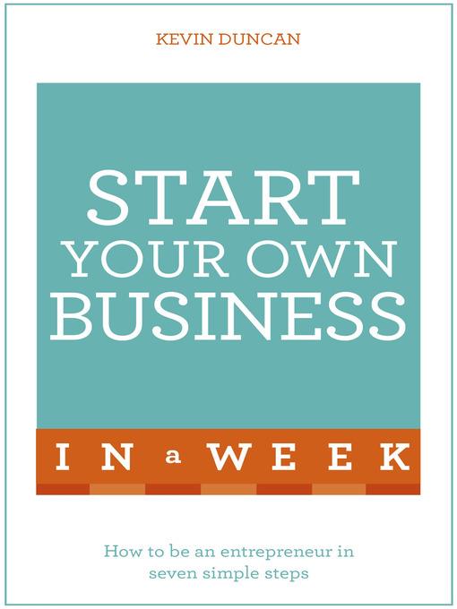 Start Your Own Business in a Week