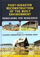 Post-Disaster Reconstruction of the Built Environment