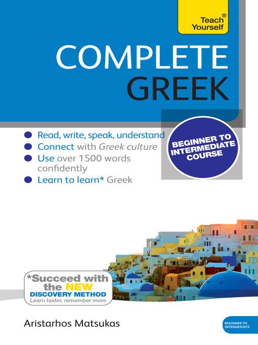 Complete Greek (Learn Greek with Teach Yourself)