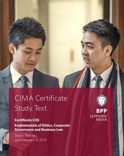 Cima - Fundamentals of Ethics, Corporate Governance and Business Law