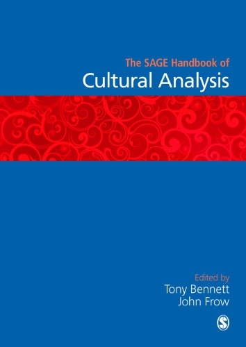 The Sage Handbook of Cultural Analysis