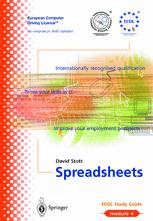 Spreadsheets : ECDL - the European PC standard.