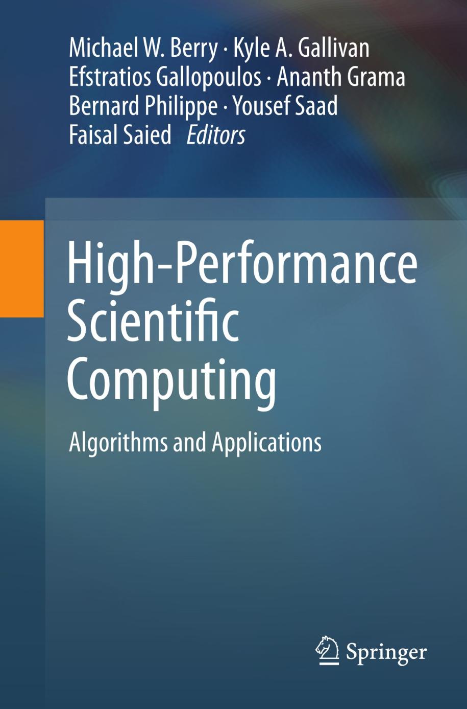 Highperformance Scientific Computing