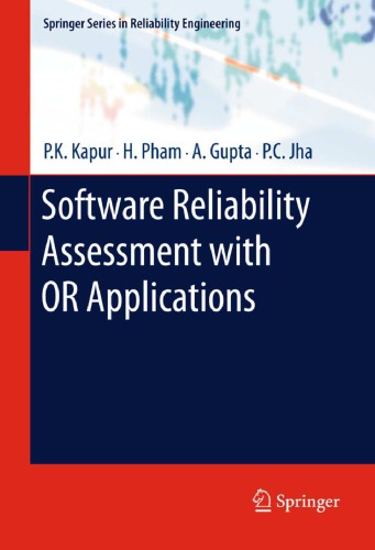 Software Reliability Assessment with or Applications