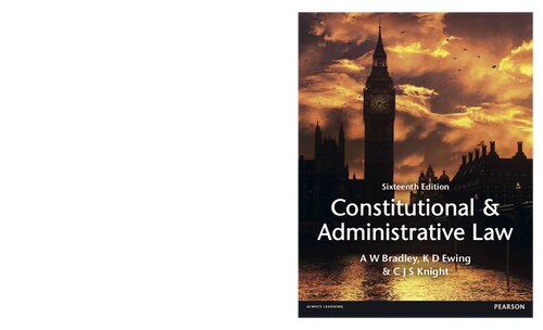 Constitutional &amp; Administrative Law, 16th edition