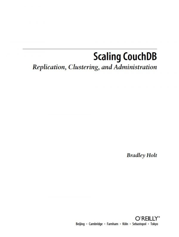 Scaling CouchDB